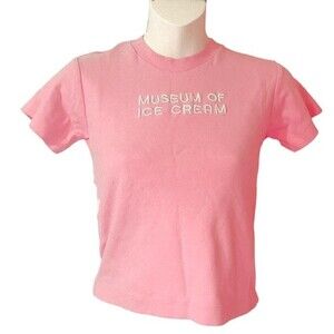 Museum of Ice Cream New York City Graphic Embroidered TShirt - Youth Small
